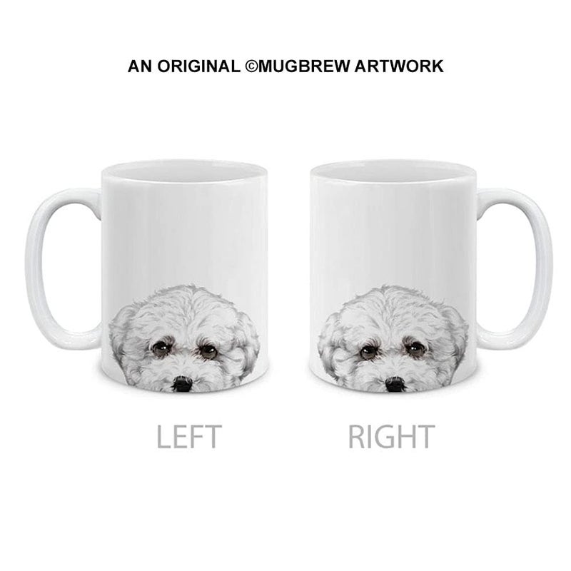 MUGBREW Bichon Frise Dog Ceramic Coffee Mug Tea Cup, 11 OZ - Image 2